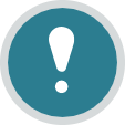 Animated exclamation point representing sedation dentistry